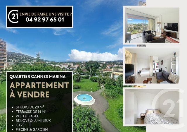 Appartement F1 à vendre - 1 pièce - 28.8 m2 - MANDELIEU LA NAPOULE - 06 - PROVENCE-ALPES-COTE-D-AZUR - Century 21 Azurim