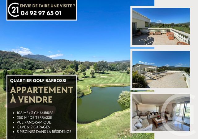 Appartement F4 à vendre - 4 pièces - 108.13 m2 - MANDELIEU LA NAPOULE - 06 - PROVENCE-ALPES-COTE-D-AZUR - Century 21 Azurim