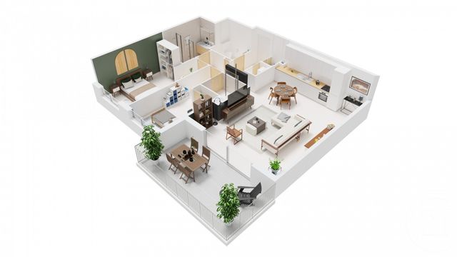 Appartement F3 à vendre - 3 pièces - 81.0 m2 - MANDELIEU LA NAPOULE - 06 - PROVENCE-ALPES-COTE-D-AZUR - Century 21 Azurim