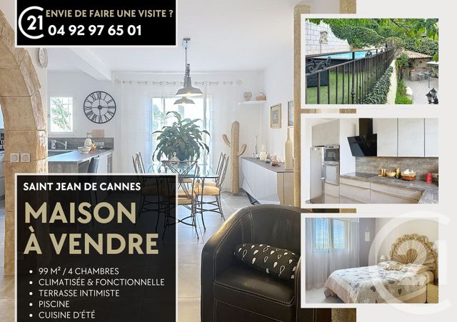 maison à vendre - 5 pièces - 99.13 m2 - MANDELIEU LA NAPOULE - 06 - PROVENCE-ALPES-COTE-D-AZUR - Century 21 Azurim