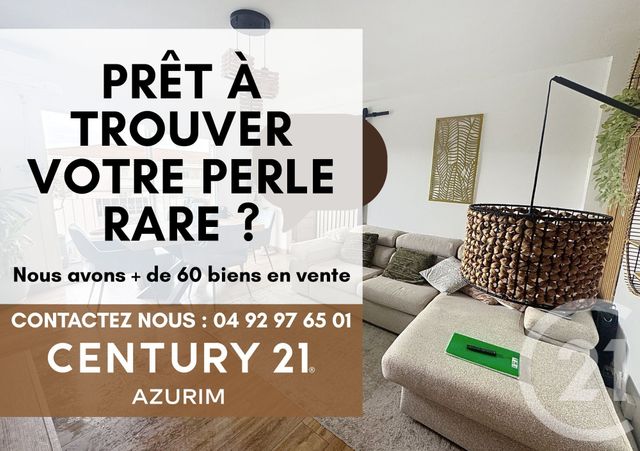 Appartement F4 à vendre - 4 pièces - 72.0 m2 - LE CANNET - 06 - PROVENCE-ALPES-COTE-D-AZUR - Century 21 Azurim