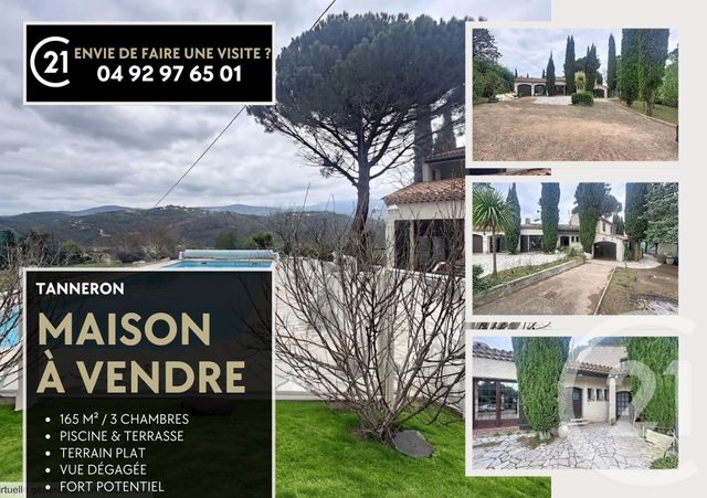 maison à vendre - 7 pièces - 164.59 m2 - TANNERON - 83 - PROVENCE-ALPES-COTE-D-AZUR - Century 21 Azurim