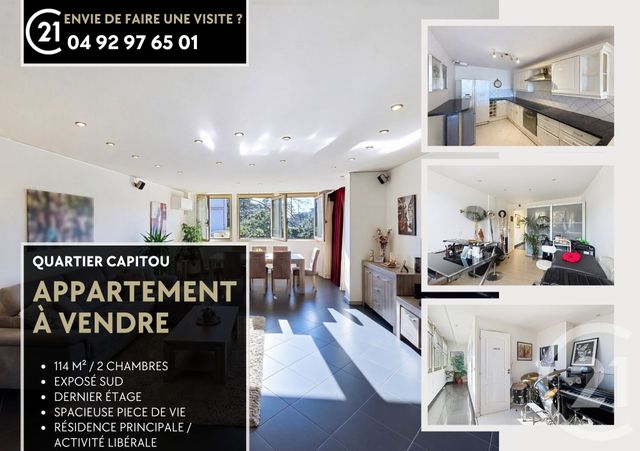 Appartement F3 à vendre - 3 pièces - 114.41 m2 - MANDELIEU LA NAPOULE - 06 - PROVENCE-ALPES-COTE-D-AZUR - Century 21 Azurim