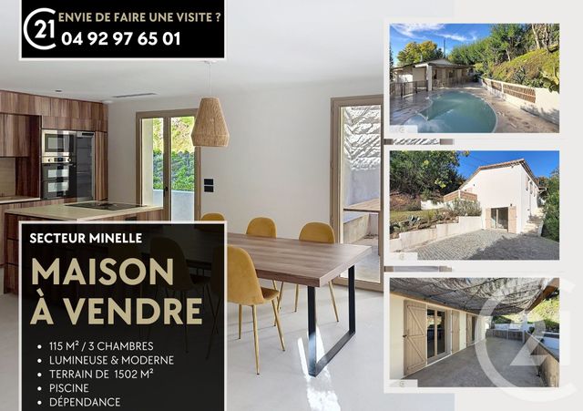 maison à vendre - 5 pièces - 151.26 m2 - MANDELIEU LA NAPOULE - 06 - PROVENCE-ALPES-COTE-D-AZUR - Century 21 Azurim
