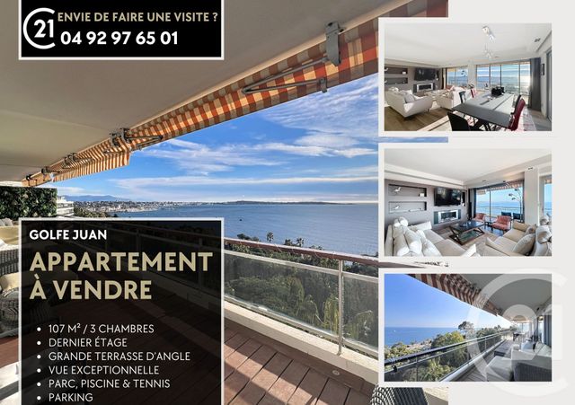 Appartement F5 à vendre - 5 pièces - 107.46 m2 - LE GOLFE JUAN - 06 - PROVENCE-ALPES-COTE-D-AZUR - Century 21 Azurim