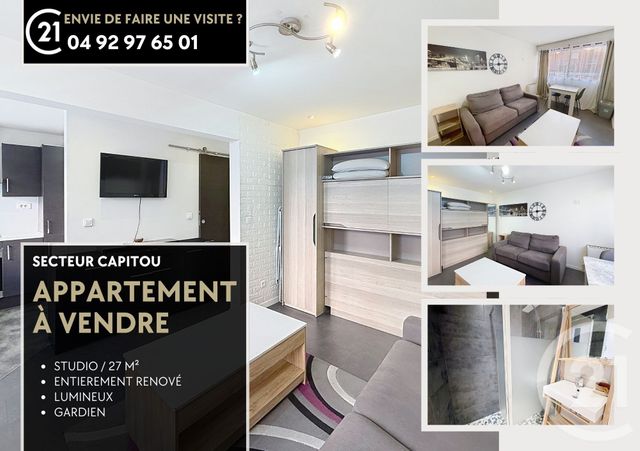 Appartement F1 à vendre - 1 pièce - 27.16 m2 - MANDELIEU LA NAPOULE - 06 - PROVENCE-ALPES-COTE-D-AZUR - Century 21 Azurim