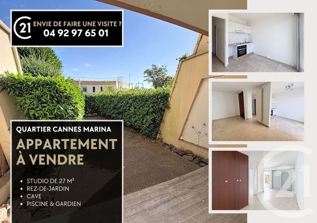 Appartement F1 à vendre - 1 pièce - 27.0 m2 - MANDELIEU LA NAPOULE - 06 - PROVENCE-ALPES-COTE-D-AZUR - Century 21 Azurim
