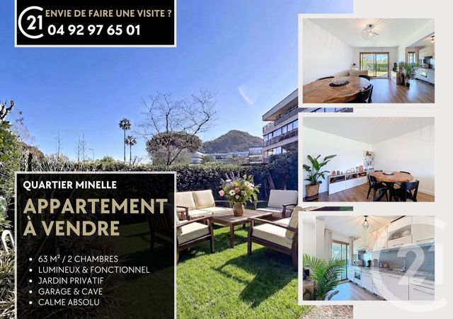 Appartement F3 à vendre - 3 pièces - 62.64 m2 - MANDELIEU LA NAPOULE - 06 - PROVENCE-ALPES-COTE-D-AZUR - Century 21 Azurim