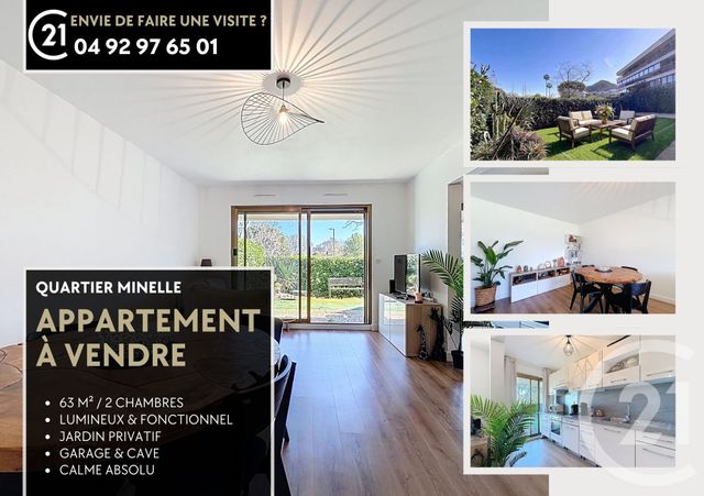 Appartement F3 à vendre - 3 pièces - 62.64 m2 - MANDELIEU LA NAPOULE - 06 - PROVENCE-ALPES-COTE-D-AZUR - Century 21 Azurim