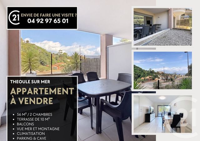 Appartement F3 à vendre - 3 pièces - 58.0 m2 - THEOULE SUR MER - 06 - PROVENCE-ALPES-COTE-D-AZUR - Century 21 Azurim