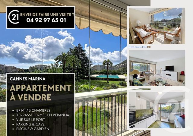 Appartement F4 à vendre - 4 pièces - 87.26 m2 - MANDELIEU LA NAPOULE - 06 - PROVENCE-ALPES-COTE-D-AZUR - Century 21 Azurim