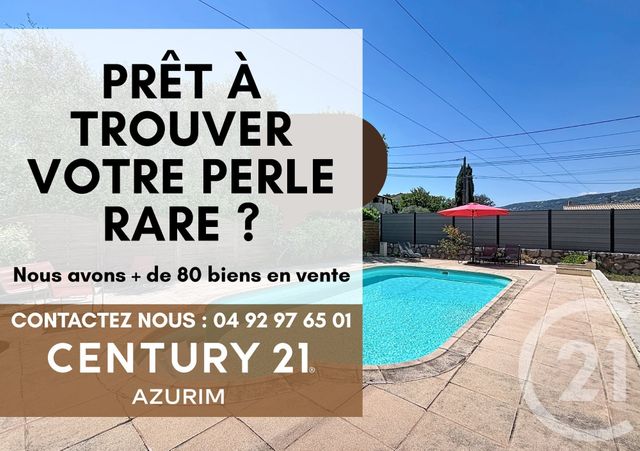 maison à vendre - 4 pièces - 97.14 m2 - GRASSE - 06 - PROVENCE-ALPES-COTE-D-AZUR - Century 21 Azurim