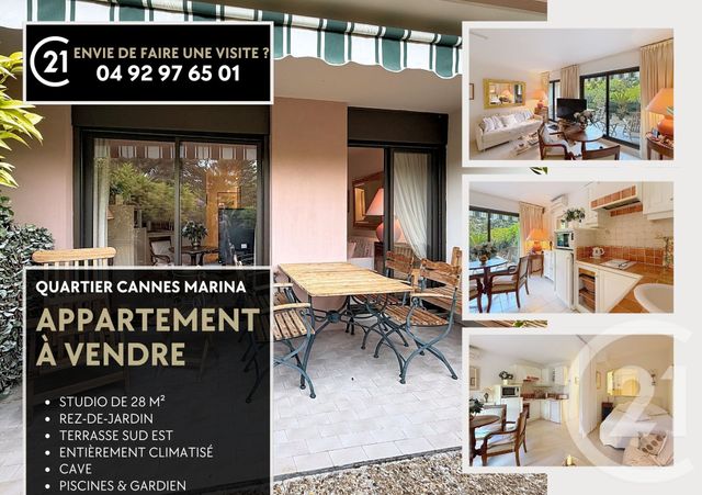 Appartement Studio à vendre - 1 pièce - 27.24 m2 - MANDELIEU LA NAPOULE - 06 - PROVENCE-ALPES-COTE-D-AZUR - Century 21 Azurim