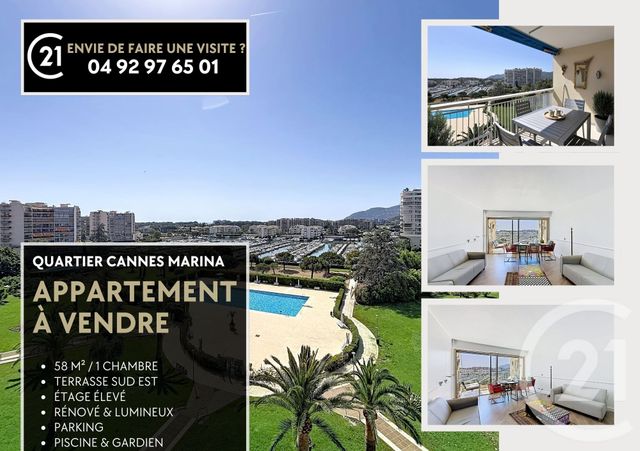 Appartement à vendre - 2 pièces - 58.96 m2 - MANDELIEU LA NAPOULE - 06 - PROVENCE-ALPES-COTE-D-AZUR - Century 21 Azurim