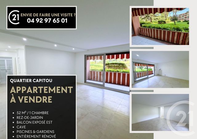 Appartement F2 à vendre - 2 pièces - 51.51 m2 - MANDELIEU LA NAPOULE - 06 - PROVENCE-ALPES-COTE-D-AZUR - Century 21 Azurim