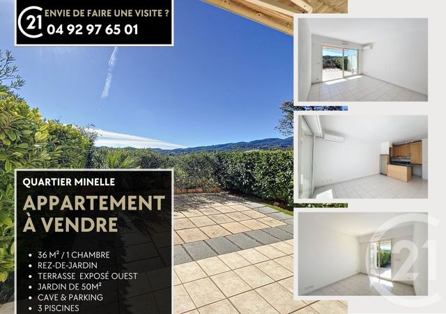 Appartement T2 à vendre - 2 pièces - 36.02 m2 - MANDELIEU LA NAPOULE - 06 - PROVENCE-ALPES-COTE-D-AZUR - Century 21 Azurim