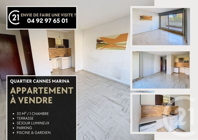 Appartement F2 à vendre - 2 pièces - 33.0 m2 - MANDELIEU LA NAPOULE - 06 - PROVENCE-ALPES-COTE-D-AZUR - Century 21 Azurim