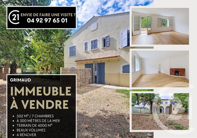 maison à vendre - 19 pièces - 520.0 m2 - GRIMAUD - 83 - PROVENCE-ALPES-COTE-D-AZUR - Century 21 Azurim