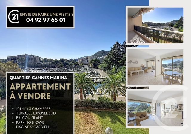 Appartement F5 à vendre - 5 pièces - 101.1 m2 - MANDELIEU LA NAPOULE - 06 - PROVENCE-ALPES-COTE-D-AZUR - Century 21 Azurim