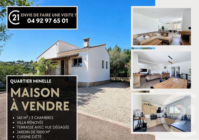 maison à vendre - 5 pièces - 126.84 m2 - MANDELIEU LA NAPOULE - 06 - PROVENCE-ALPES-COTE-D-AZUR - Century 21 Azurim
