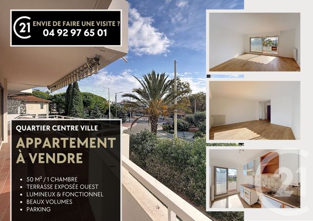 Appartement T2 à vendre - 2 pièces - 50.04 m2 - MANDELIEU LA NAPOULE - 06 - PROVENCE-ALPES-COTE-D-AZUR - Century 21 Azurim